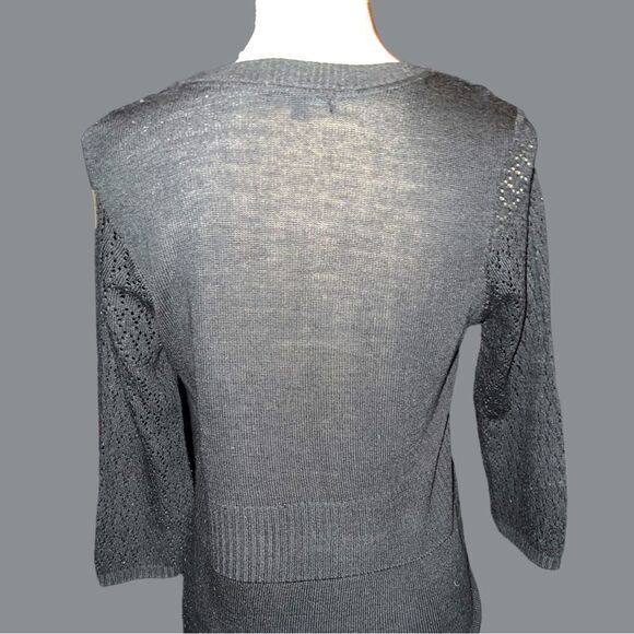 Notations ntn black one piece sweater with 2 piece look! - Picture 6 of 9